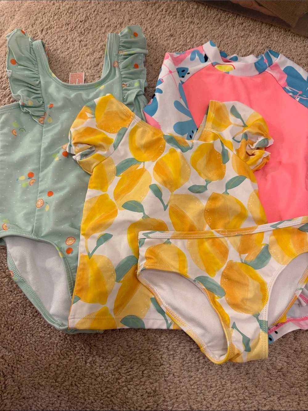 Toddler Girl Swimsuit Bundle